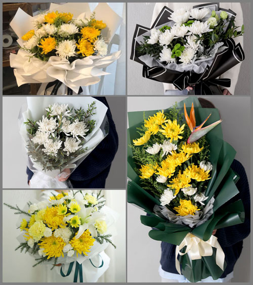 浙江省金华义乌市北苑街道畈东村白事花束代送